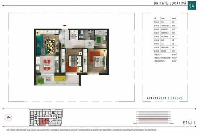 Apartament cu 3 camere decomandat în 1 Decembrie 1918 - 3