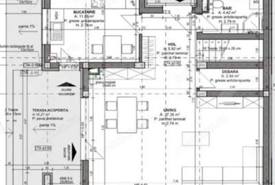 Casa individuala semifinisata, 5 camere, terasa circulabila, zona Luna de sus - 6