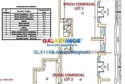 Vanzare spatiu comercial 356 mp Sisesti - 1