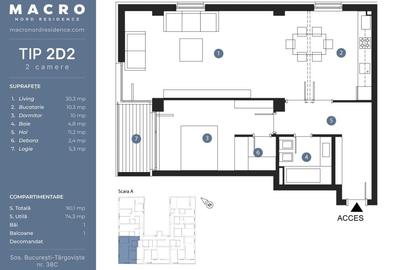 Ap 2 camere FINISAJE LUX -Bucurestii Noi- Straulesti - Sisesti -2024 - 3