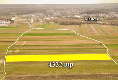 Teren de 4322 mp, în Mănești - 2