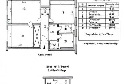 Apartament cu 3 camere semidecomandat în Ultracentral - 15