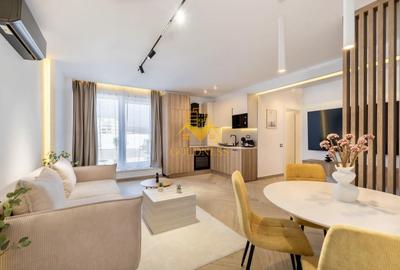 Apartament cu 3 camere semidecomandat, mobilat în Între Lacuri