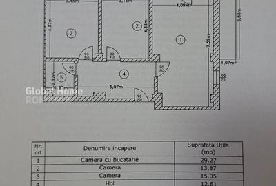 Apartament cu 3 camere decomandat în Dudu - 13