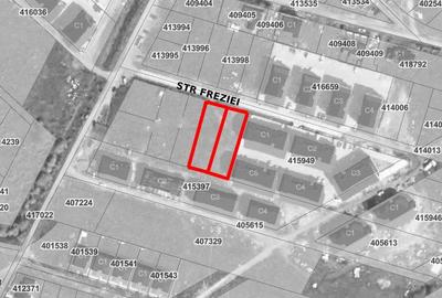 Teren Construcții intravilan de 1654 mp, în Buziașului - 2