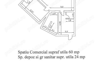 Spatiu Comercial ultracentral cu supraf 84 mp situat pe Calea Bucuresti - 2
