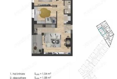 Apartament 3 camere, 66.31 mp, Calea Circumvala?iunii - 6