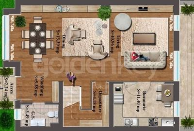 Vila moderna in stil britanic | 4 dormitoare | finisaje premium - 21