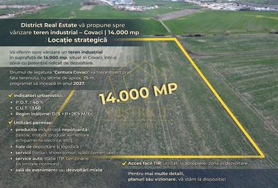 Teren Construcții intravilan de 14000 mp, în Covaci - 1