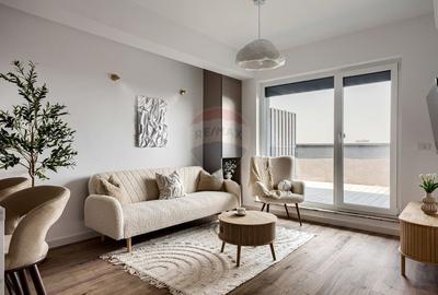 Apartament cu 2 camere semidecomandat, mobilat în UTA - 3