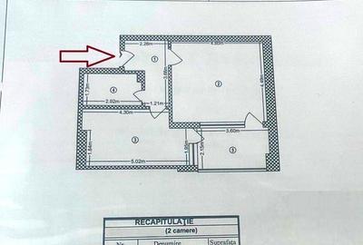 Apartament cu 2 camere semidecomandat, mobilat în Parcul Carol