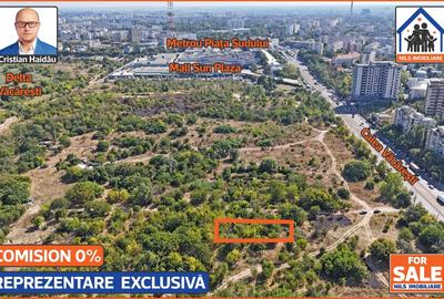 Teren 500mp (12x42) | Calea Vacaresti | POT: 70%-80% | CUT: 4.5 - 3