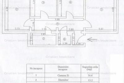 3 cam, 67 mp, Decomandat conf 1, Obor, Mobilat si Utilat - 9