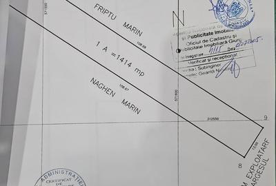 Teren de 1414 mp, în Central