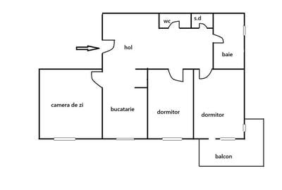 Apartament cu 3 camere decomandat, mobilat în Zorilor - 14