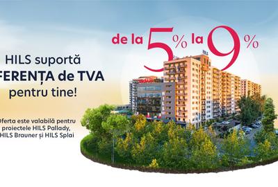 Apartament cu 2 camere decomandat în Est