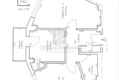 Apartament cu 2 camere decomandat în Călărași - 15