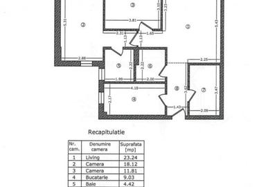 Apartament cu 3 camere în Aviației - 5