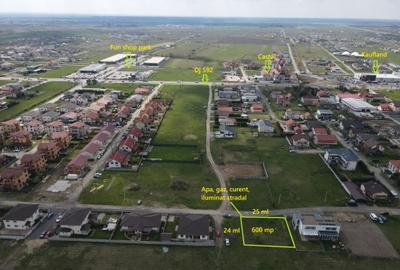 Teren Construcții intravilan de 600 mp, în Moșnița Nouă