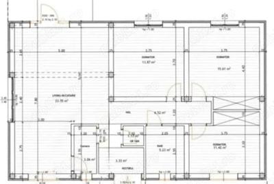 Casă cu 3 camere în Central - 2
