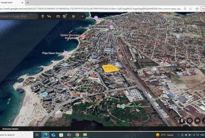 Mangalia Saturn teren intravilan construibil 12688mp pret 120euro mp - 1