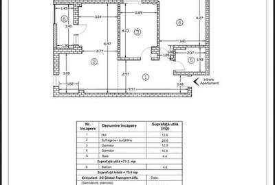 Apartament cu 3 camere, modern, 75.8 mp, etaj intermediar, zona Torino - 8