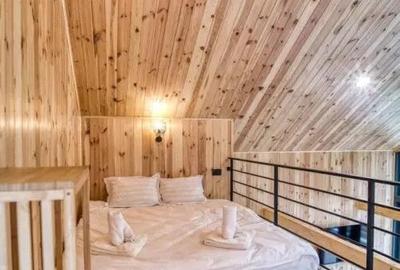 Cabane scandinave premium, vedere catre padure investi?ie turistica in Sinaia - 6