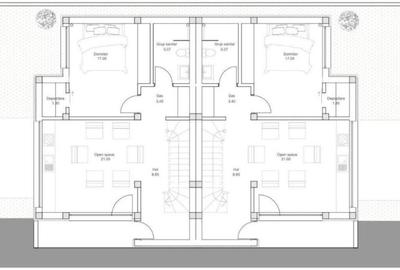 Duplex cu 5 camere cu Canalizare în Central - 9