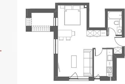 Apartament 2 camere, finisat, balcon, garaj, zona Somesului - 4