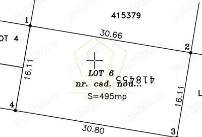 Teren 825mp  cu autorizatie de duplex sau casa individuala | Giroc - 4