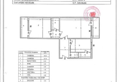 Apartament 2 camere 64 mp 2 balcoane an 1992 clasa B etaj 4 Baicului zona Ghica - 9