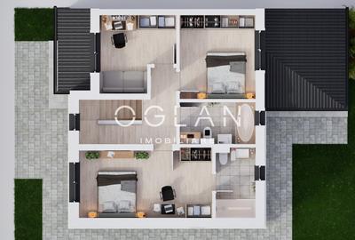 Duplex cu 4 camere cu Canalizare în Șura Mică - 10