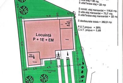 Vila Deosebita P+1+M pe Colt – 325mp Utili, Curte Amenajata 590mp | Fundeni - 24