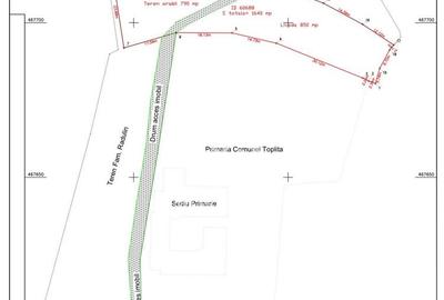 Teren Construcții intravilan de 1640 mp, în Toplița - 2