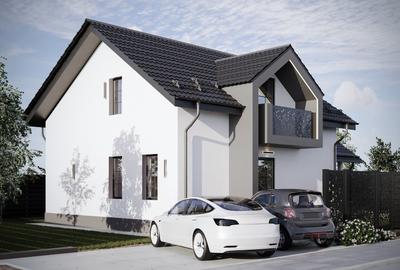 Casă cu 4 camere cu Canalizare în Balotești - 1