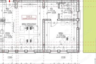 Inchiriere SAD Timisoara Nord 63 mp utili, constructie noua - 2
