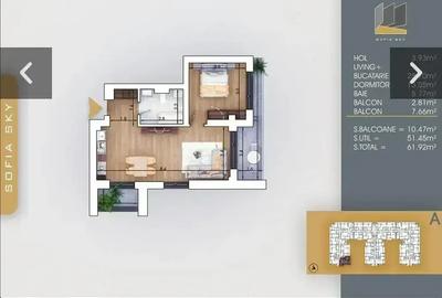 Apartament cu 2 camere semidecomandat în Theodor Pallady - 2