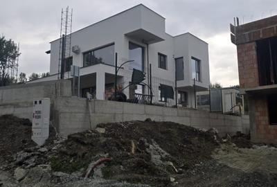 Casa moderna cu piscina suspendata, vedere panoramica in Cisnadioara. - 6