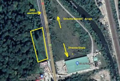 Sinaia - Plaza Mall | Teren 4000 mp | D:116 m la DN1 | Intravilan | Proprietar - 1