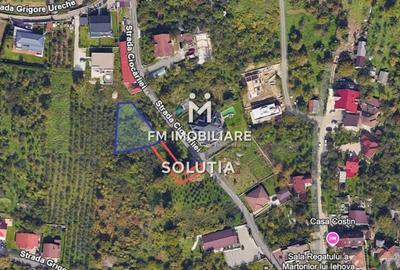 Teren intravilan 10 ari, zona Grigore Ureche, PUZ!