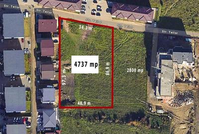 Teren Construcții intravilan de 4737 mp, în Florești - 1