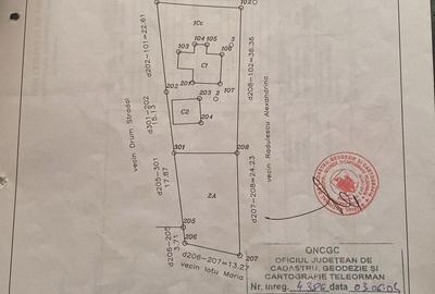 Casă cu 2 camere cu Teren 1000 Mp în Central
