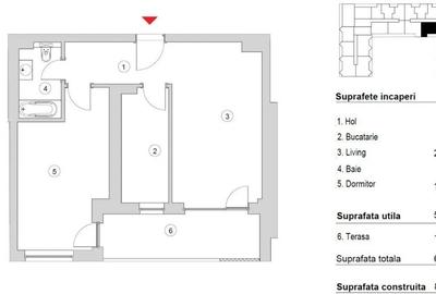 Apartament 2 camere - 13 Septembrie - Sebastian - Vulcan Residence - 8