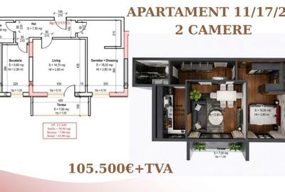 Apartament cu 2 camere decomandat în Theodor Pallady - 2