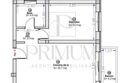 Aradului-2 camere, bloc nou, etaj 1, parcare, zona excelenta - 5