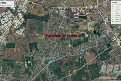 Teren intravilan 7350mp | 42X360 | Toate utilitatile | Zona Domnesti
