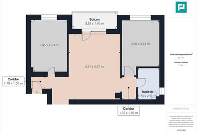 Apartament cu 4 camere semidecomandat în Central - 6