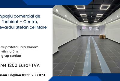 Spatiu comercial de inchiriat – Centru, Bulevardul Stefan cel Mare - 1