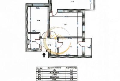 Apartament cu 2 camere decomandat în Central - 1