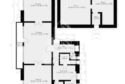 Piața Iosefin | Apartament 134 mp, etaj intermediar, balcon - 1